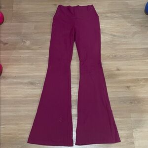 Wild Fable Burgundy Flare Leggings
